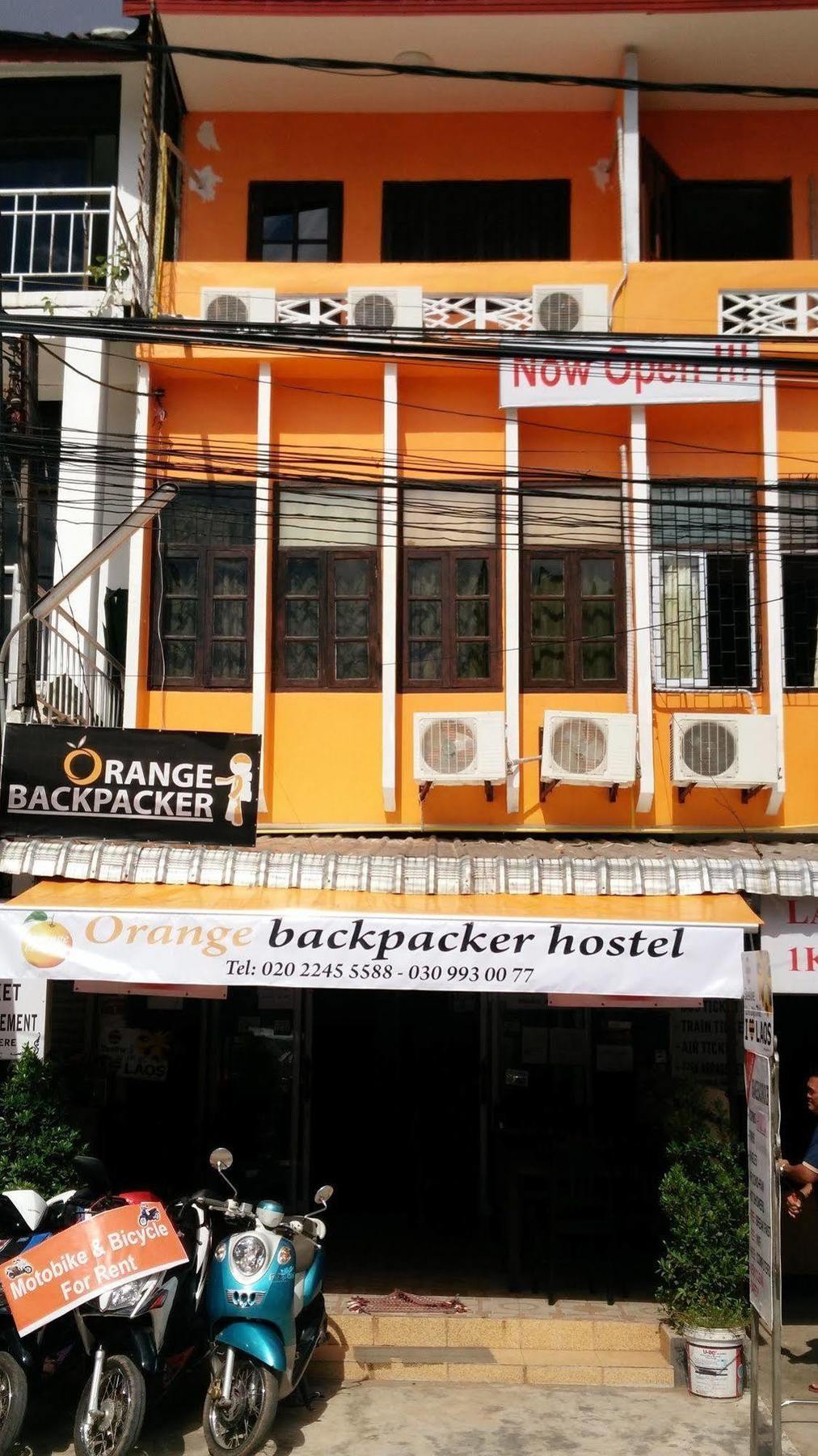 Orange Backpacker Hostel Vientiane Exterior foto